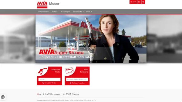 Website Screenshot: AVIA Moser - AVIA Moser GmbH - AVIA - Moser GmbH & Co KG - Date: 2023-06-23 12:07:24