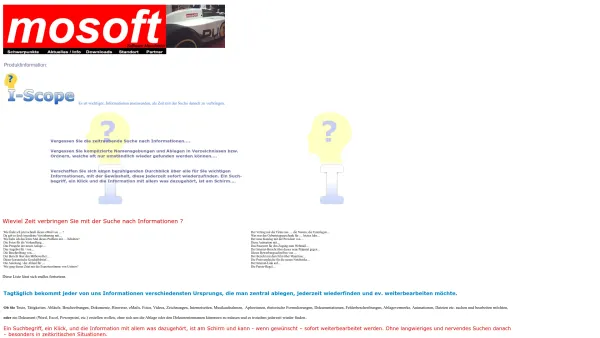 Website Screenshot: mosoft Software-Manufaktur - mosoft.at - Date: 2023-06-23 12:07:24
