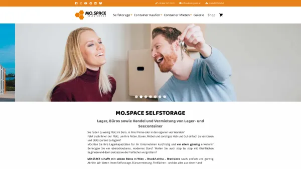 Website Screenshot: MO.SPACE-SELFSTORAGE GmbH - Selfstorage Experte – MO.SPACE SELFSTORAGE - Date: 2023-06-23 12:07:24