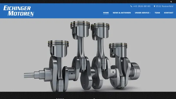 Website Screenshot: Eichinger Motoren GmbH - Motorinstandsetzung und Autoersatzteile Österreich - Eichinger Motoren GmbH - Date: 2023-06-23 12:07:27