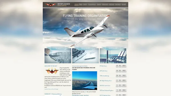 Website Screenshot: MOTORFLUGUNION KLOSTERNEUBURG LEARN TO FLY HERE! - MOTORFLUGUNION KLOSTERNEUBURG - LEARN TO FLY HERE - Date: 2023-06-23 12:07:27