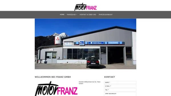 Website Screenshot: Motorfranz - Franz GmbH - Date: 2023-06-14 10:43:59