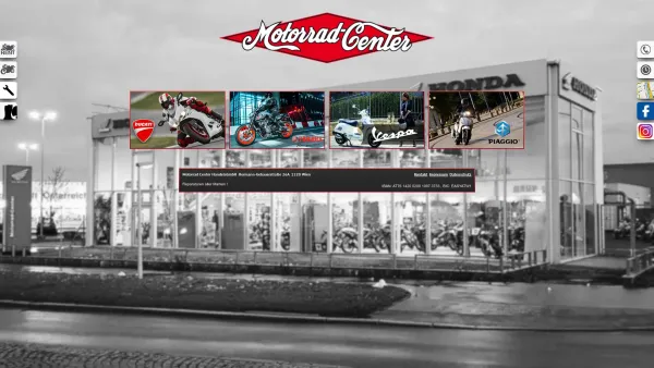 Website Screenshot: Motorrad-Center Handelsgesellschaft Motorrad Center Vienna - Home - Motorrad-Center - Date: 2023-06-14 10:43:59