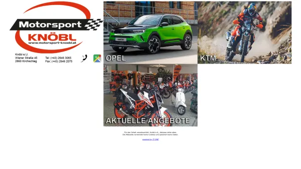 Website Screenshot: Motorsport Knöbl - MOTORSPORT KNÖBL - Date: 2023-06-23 12:07:27