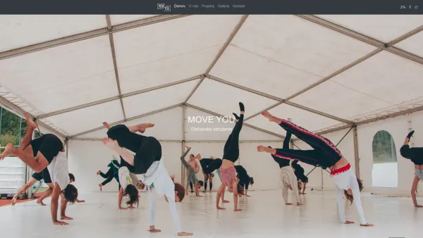 Website Screenshot: move Niedrigstenergie Flächenheizsysteme - Občianske združenie Move-you | tanec, pohyb, šport" - Date: 2023-06-23 12:07:27