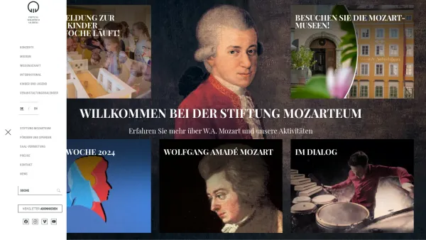 Website Screenshot: Internationale Stiftung Mozarteum Salzburg - Internationale Stiftung Mozarteum - Date: 2023-06-14 10:43:59