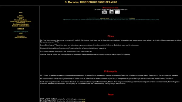 Website Screenshot: DI Morscher Microprocessor-Team KEG - Home - Date: 2023-06-23 12:07:30