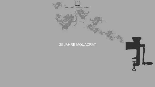 Website Screenshot: mquadrat Mag Dr Jörg Startseite - mquadrat – Agentur für konzeptionelle Werbung und Kommunikation - Date: 2023-06-23 12:07:30