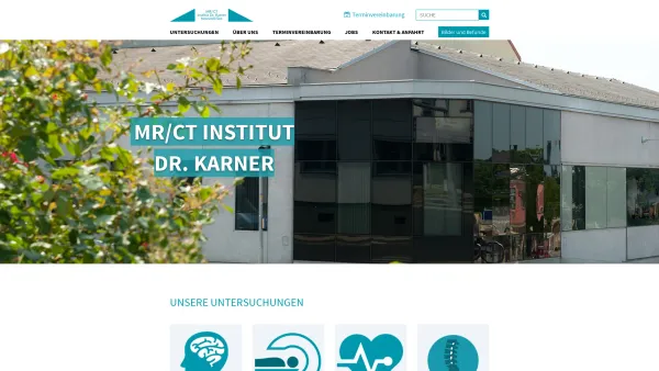 Website Screenshot: Röntgen MR-CT Dr. Karner - MR-CT-Karner: MR-CT-Karner - Date: 2023-06-14 10:43:59
