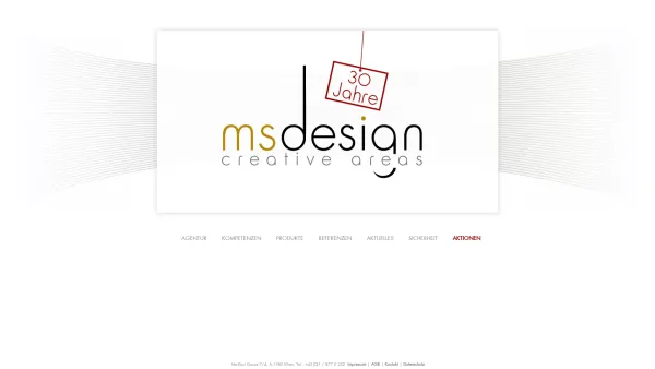 Website Screenshot: ms design creative areas - Webdesign Webseiten Grafikdesign von msdesign | msdesign | die Werbeagentur aus Wien - Date: 2023-06-14 10:43:59