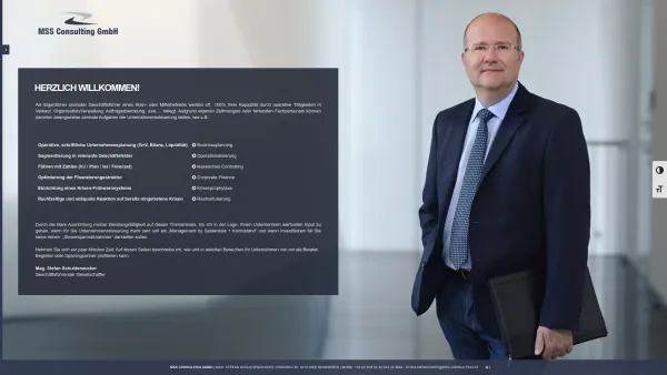 Website Screenshot: MSS Consulting GmbH - MSS Consulting GmbH | Mag. Stefan Schuldenzucker - Date: 2023-06-23 12:07:30