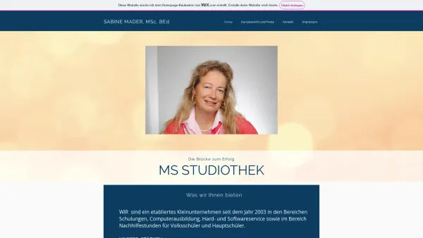 Website Screenshot: MS STUDIOTHEK - Home | meinewebsite-4 - Date: 2023-06-23 12:07:30
