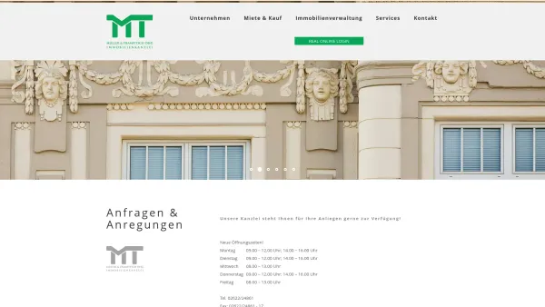Website Screenshot: müller trampitsch immobilien - MT Immobilien - Date: 2023-06-23 12:07:30