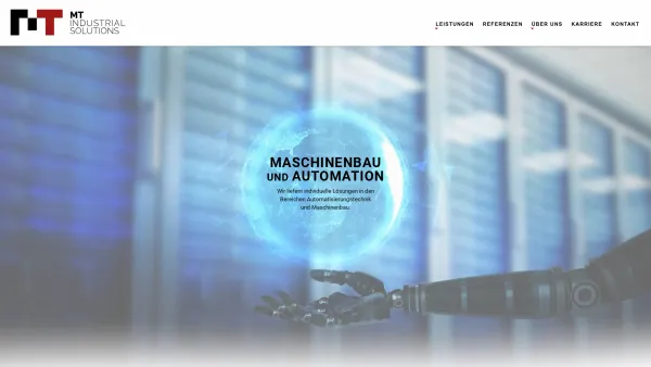 Website Screenshot: MT Industrial Solutions Stöbich & Beissmann OEG - MT Industrial Solutions | Maschinenbau und Automatisierungstechnik - Date: 2023-06-23 12:07:30