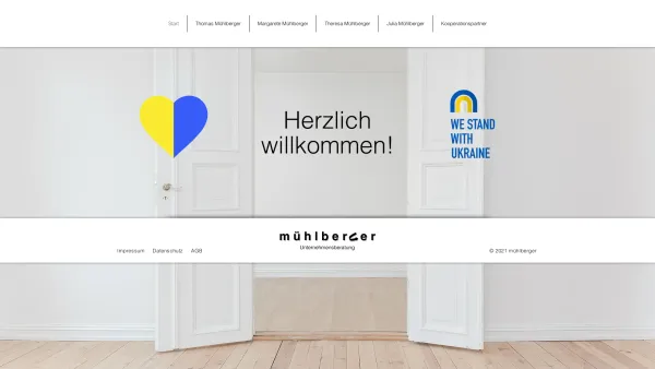 Website Screenshot: Mühlberger Thomas Unternehmensberater, Trainer & Coach - Start | muehlberger - Date: 2023-06-23 12:07:33