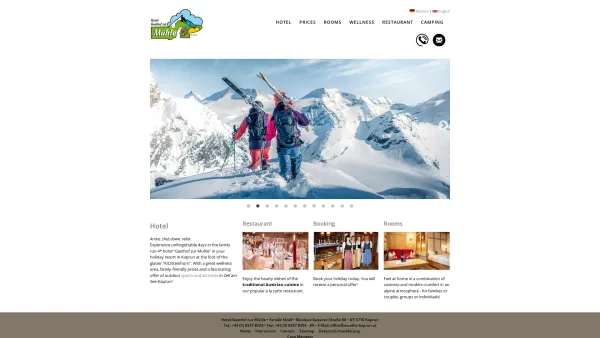 Website Screenshot: Hotel-Gasthof & Camping zur Mühle (Nindl GmbH & Co KG) - Hotel Muehle | - Date: 2023-06-14 10:44:01