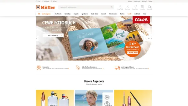 Website Screenshot: Müller Ltd. & Co. KG - Onlineshop | MÜLLER - Date: 2023-06-23 12:07:33