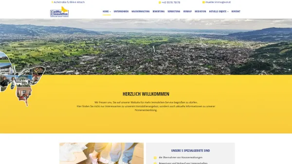 Website Screenshot: muellerimmobilien.at - R & A Müller Immobilien Altach, Vorarlberg - Date: 2023-06-23 12:07:33
