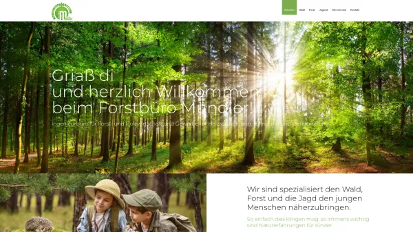Website Screenshot: Martina Mündler - Forstbüro Mündler - Date: 2023-06-23 12:07:33