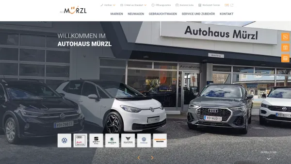 Website Screenshot: Autohaus Mürzl Ges.m.b.H. - Autohaus Mürzl Ges.m.b.H. - Date: 2023-06-23 12:07:33