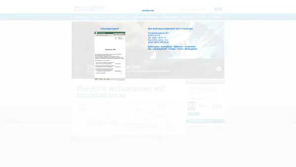 Website Screenshot: Metallbau Muralter GmbH - Muralter - Date: 2023-06-23 12:07:36