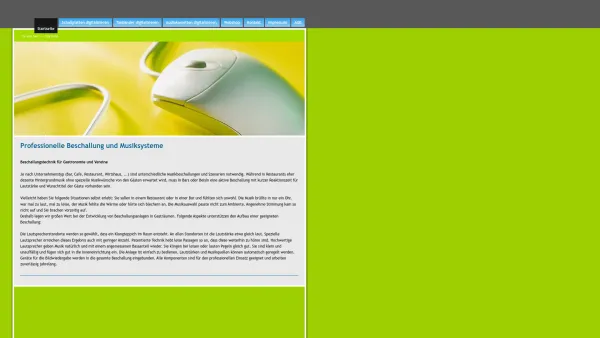 Website Screenshot: Musik-Computer - Professionelle Beschallung und Musiksysteme - Date: 2023-06-23 12:07:36