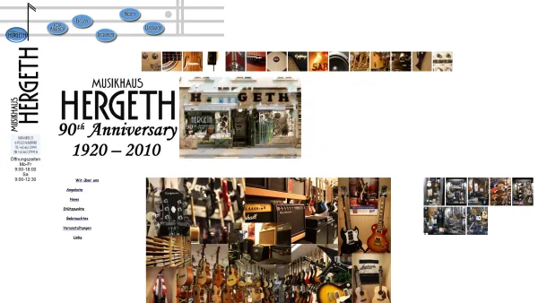 Website Screenshot: Musikhaus Hergeth KG - Musikhaus Hergeth - Date: 2023-06-14 10:38:18