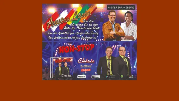 Website Screenshot: Non-Stop (Trio), Die Gipfelstürmer (Duo), Heli der Alleinunterhalter - Startseite Non Stop - Date: 2023-06-14 10:44:01