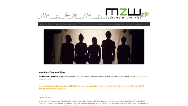 Website Screenshot: www.musisches-zentrum.at - Home - Date: 2023-06-23 12:07:39