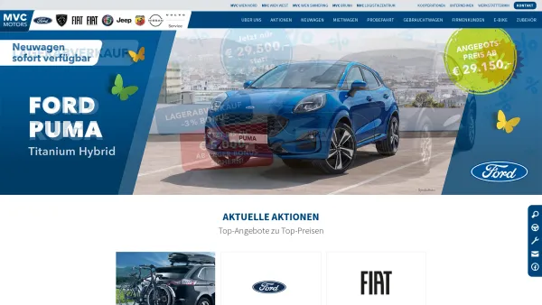 Website Screenshot: MVC Motors GmbH Brunn am Gebirge - MVC Motors: Neuwagen, Gebrauchtwagen, Service, Reparatur - MVC Motors - Date: 2023-06-26 10:26:34