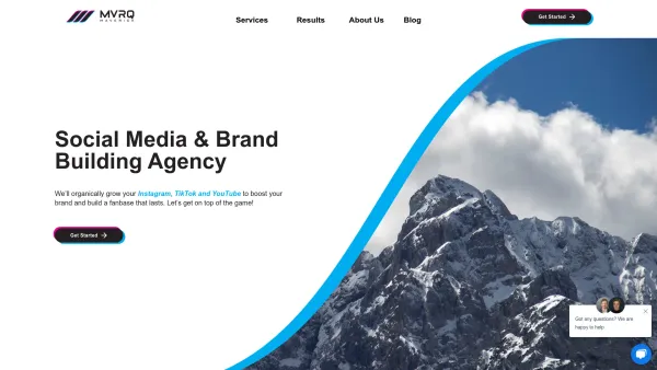 Website Screenshot: MVRQ Media - MVRQ | Social Media & Brand Building Agency by HeyDominik - Date: 2023-06-14 10:44:01