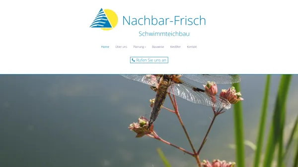 Website Screenshot: Biotope Schwimmteiche Firma Nachbar-Frisch - HOME | Nachbar-Frisch - Date: 2023-06-23 12:07:41