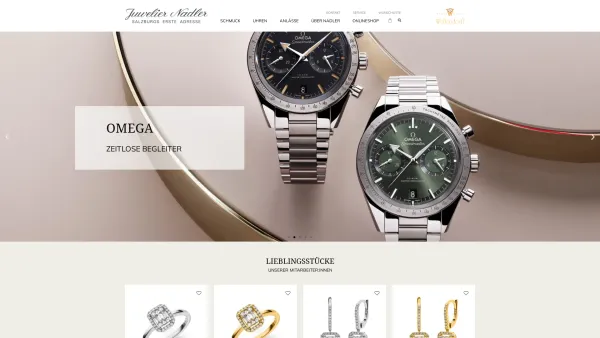 Website Screenshot: Juwelier Nadler Salzburg - Start - Juwelier Nadler | Schmuck, Uhren & Juwelen | Salzburgs erste Adresse - Date: 2023-06-14 10:44:04