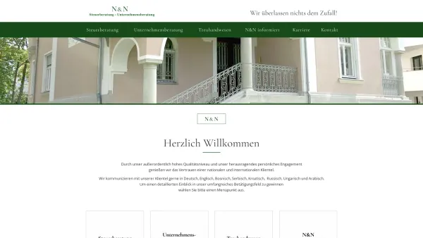 Website Screenshot: Nagler Projektmanagement Gesellschaft m.b.H. - N&N Steuerberatung GmbH - Nagler Steuerberatung - Unternehmensberatung - Date: 2023-06-23 12:07:41
