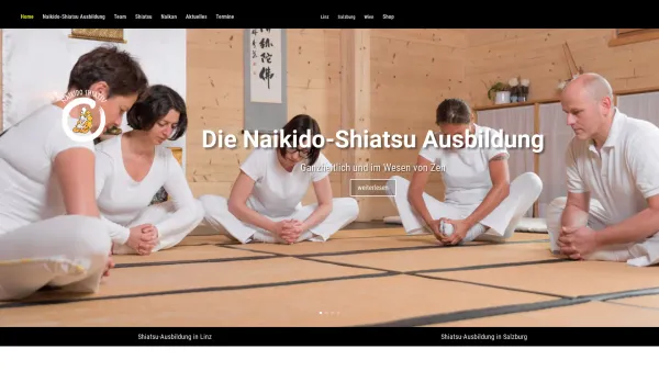 Website Screenshot: Naikido-Shiatsu Schule - Home - Naikido - Date: 2023-06-23 12:07:41