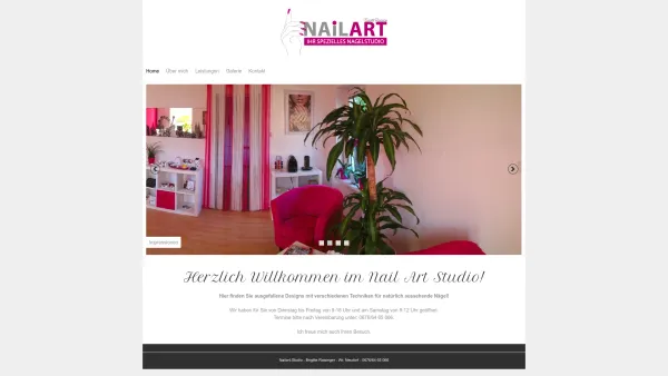 Website Screenshot: Nailart Studio Brigitte Raisinger - Nailart - Studio :: Home - Date: 2023-06-23 12:07:41