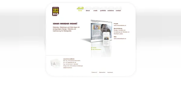 Website Screenshot: namestnik web media - Mehr digital: Websites, Webshops und Apps für Werbeagenturen in Graz - Date: 2023-06-15 16:02:34