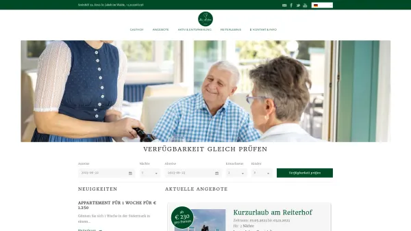 Website Screenshot: Narnhoferwirt - Gasthof Leitner - Narnhoferwirt - Date: 2023-06-23 12:07:44