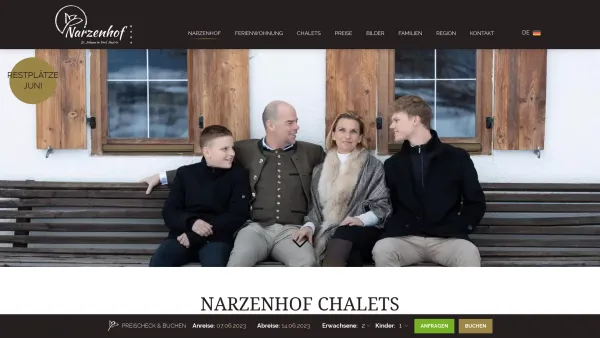 Website Screenshot: Der Narzenhof - Narzenhof - Narzenhof - St. Johann in Tirol - Date: 2023-06-14 10:44:04