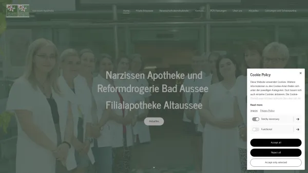 Website Screenshot: Narzissen-Apotheke Magpharm Leopoldine Narzissen Apotheke Bad Aussee - Home | Narzissen Apotheke - Date: 2023-06-14 10:44:04