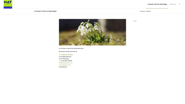Website Screenshot: Computer & Service Natschläger - Computer&Service Natschläger – Eferding - Date: 2023-06-15 16:02:34