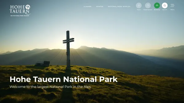 Website Screenshot: Ferienregion Nationalpark Hohe Tauern - Nationalpark Hohe Tauern - Date: 2023-06-23 12:07:44
