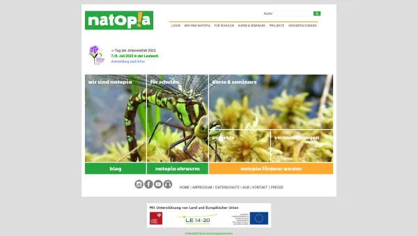 Website Screenshot: Natopia Didaktik der Natur - | natopia - Date: 2023-06-23 12:07:44
