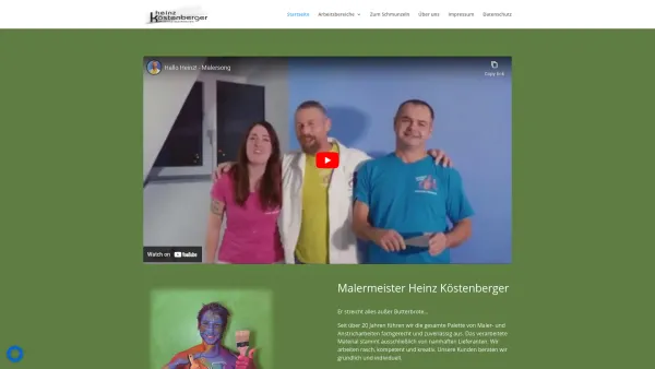 Website Screenshot: Malermeister Heinz Köstenberger & Co KEG - Malermeister Heinz Köstenberger - Date: 2023-06-15 16:02:34