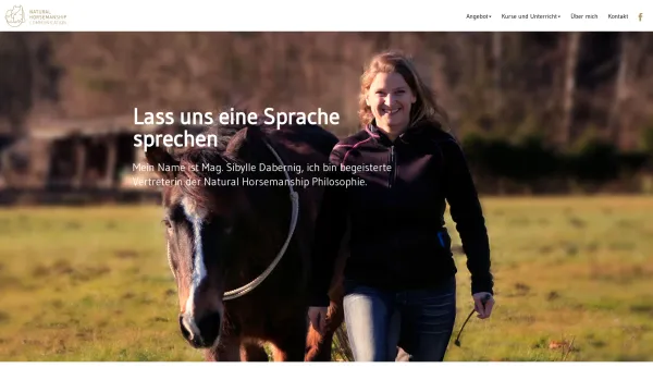 Website Screenshot: Natural Horsemanship Communication - Natural Horsemanship Communication - Mag. Sibylle Dabernig - Date: 2023-06-23 12:07:44