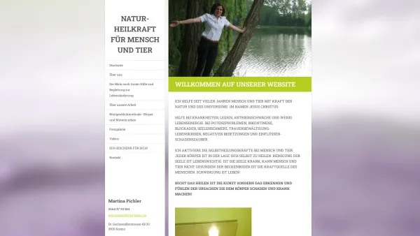 Website Screenshot: NATUR ENERGETIK MARTINA PICHLER - NATUR-HEILKRAFT für Mensch und Tier - Date: 2023-06-15 16:02:34