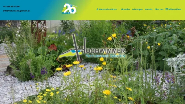 Website Screenshot: *Naturnahe-Gaerten* Gartengestaltung Landschaftsbau Mag. Hannes Hochwimmer A-5671 Bruck Glocknerweg 6 - Naturnahe Gärten - Naturnahe Gärten | Hochwimmer Salzburg - Date: 2023-06-23 12:07:44
