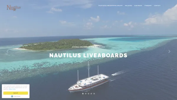 Website Screenshot: Nautilus Dive Company - Experience the Maldives aboard of the Nautilus Two › Nautilus Liveaboard - Date: 2023-06-15 16:02:34