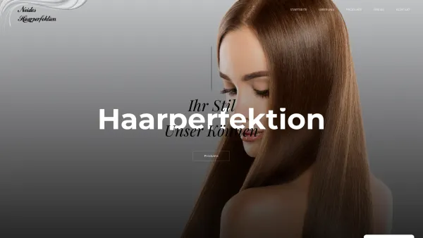 Website Screenshot: Neide\'s Haarperfektion - Startseite - Neide's Haarperfektion - Date: 2023-06-14 10:46:46