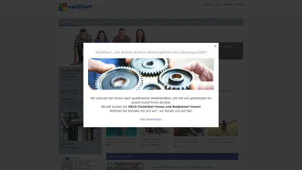 Website Screenshot: Friedrich Neidhart www.neidhart.at - Installateur Neidhart - Startseite - Date: 2023-06-23 12:07:47